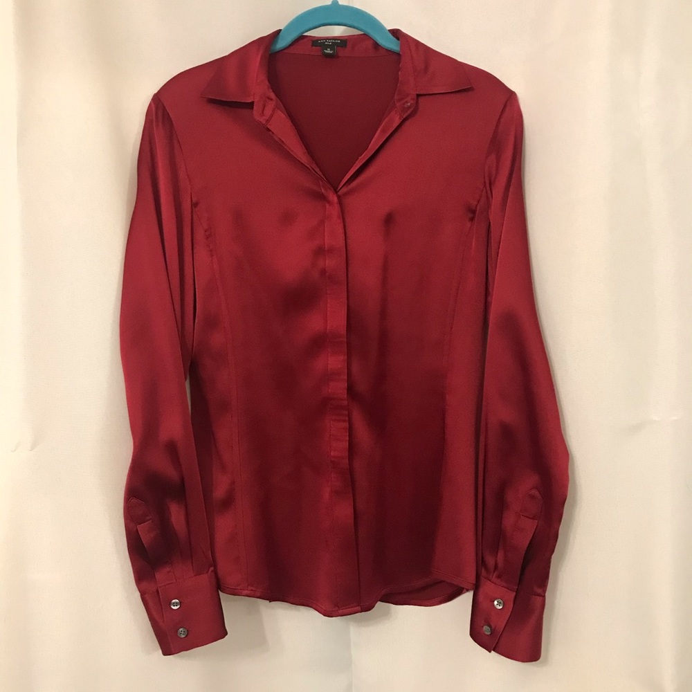 Ann Taylor Silk Button Down